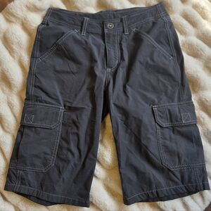 Youth Kuhl Cargo Gray Shorts [Size L, 14-16] Gorpcore Outdoor Hiking